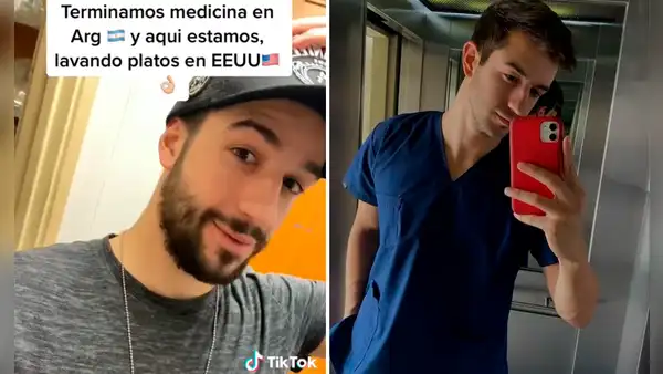 Médico argentino gana más dinero lavando platos en EE. UU.: “Te puedes comprar lo que quieras”