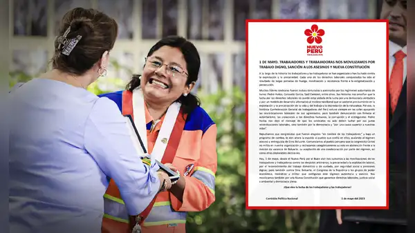 Nuevo Perú a Isabel Cortez: "Congresistas elegidos 'en nombre de trabajadores' le dan la espalda al pueblo"