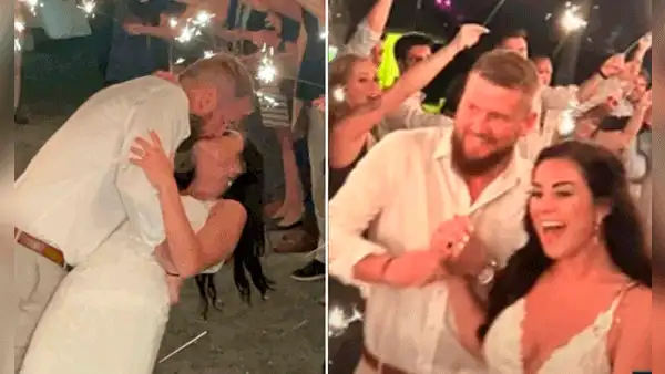 Arrollan a recién casados al salir de su boda: la novia murió y el novio sufrió daño cerebral