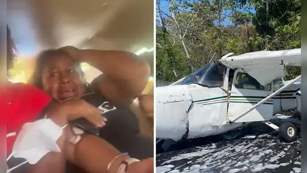 Panamá: avioneta cayó en plena avenida y pasajero registró los precisos instantes del accidente