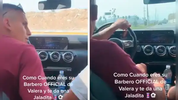 “Es uno del pueblo”: chiclayano Alex Valera se luce escuchando cumbia en lujoso Mercedes-Benz