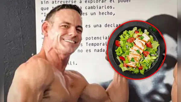 ¿Qué es lo que come Mark Vito en un día para conseguir el tonificado físico que tiene?