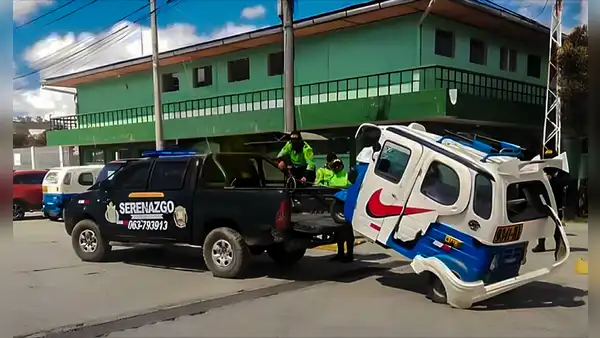 Mujer y su bebé de 2 años se salvan de morir en accidente de tránsito en Pasco