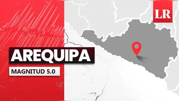 Temblor de magnitud 5.0 se sintió en Arequipa hoy, según IGP