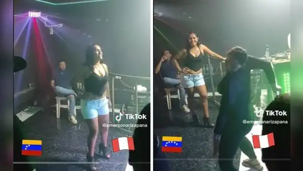 Peruana y venezolana protagonizan 'pelea' de baile en discoteca y escena es viral: "Venezuela vs. Perú"