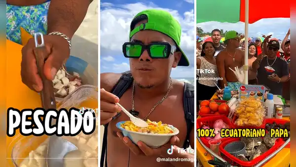Joven tiktoker de Ecuador muestra preparación de "ceviche" y peruanos reaccionan: "Me muero"