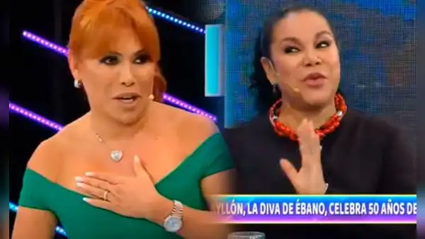 Eva Ayllón visita el set de Magaly y conductora le recuerda pelea del pasado: “No empecemos con eso”