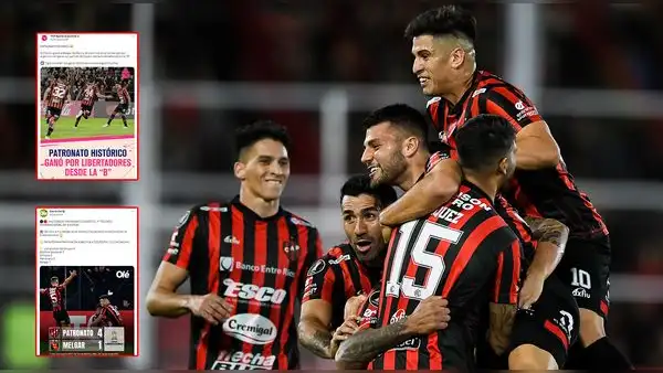 Prensa argentina destaca goleada de Patronato a Melgar en Copa Libertadores: "Ganó desde la B"
