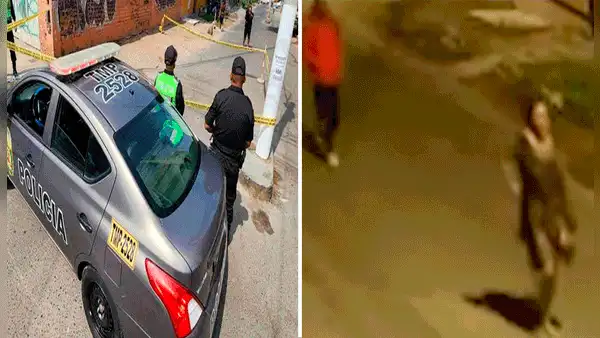 SJM: cámaras de seguridad captaron a 2 personas lanzando el cadáver de una mujer en la calle