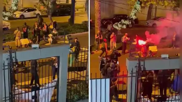 Miembros de La Resistencia atacan sede de IDL Reporteros en San Isidro