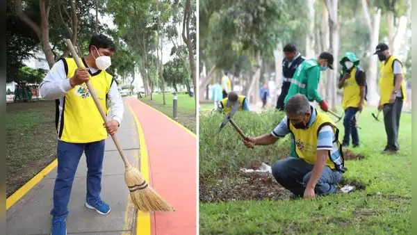 ¡Pagan su delito! Conductores ebrios y deudores alimenticios realizaron servicio comunitario en San Borja
