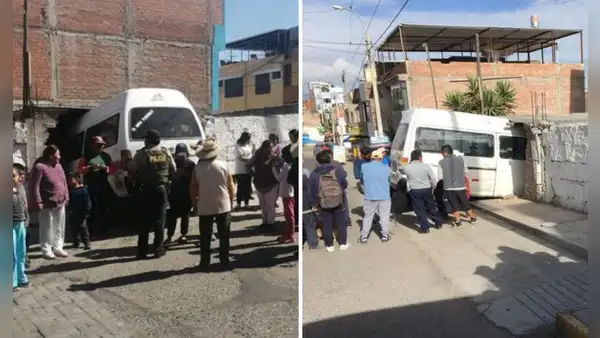 Combi se empotra contra vivienda en Arequipa: "Una ya no puede estar segura en su casa"