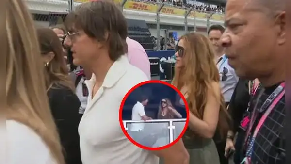 Shakira es captada junto a Tom Cruise durante el Gran Premio de Fórmula 1 de Miami