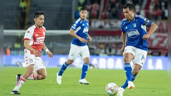 Millonarios derrotó por 1-0 a Santa Fe y sube al primer lugar de la Liga BetPlay