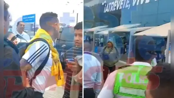Yoshimar Yotún pierde los papeles con hincha de Sporting Cristal en el aeropuerto