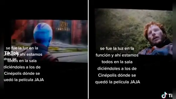 Se va la luz en el cine y tienen que decir dónde quedó la película: "Momentos que nos mantienen humildes"