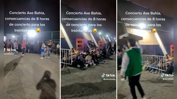 Van al concierto de Axé Bahía y terminan en el piso: "Me duele hasta el alma"