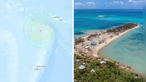 Un terremoto de magnitud  7.4 remeció Tonga