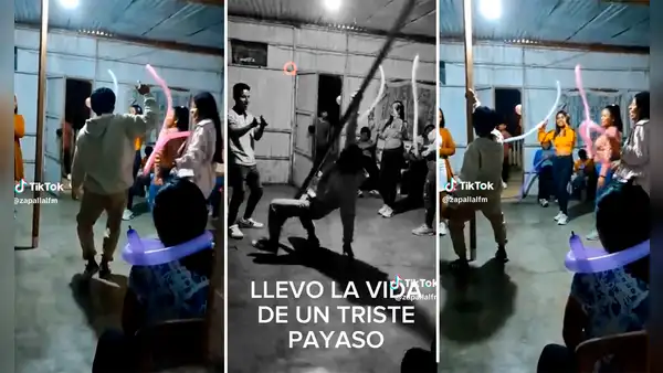 Baila en fiesta, se sostiene sobre muro de madera y sucede lo peor: "¿Se cayó el techo o no?"