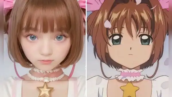 "Sakura cardcaptor": IA muestra a protagonistas del anime como personas reales