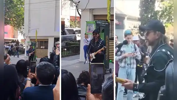 Juanes sorprende a peatones mexicanos al cantar en la calle hits como “La camisa negra”