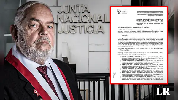 Jorge Montoya denuncia constitucionalmente a miembros de la Junta Nacional de Justicia