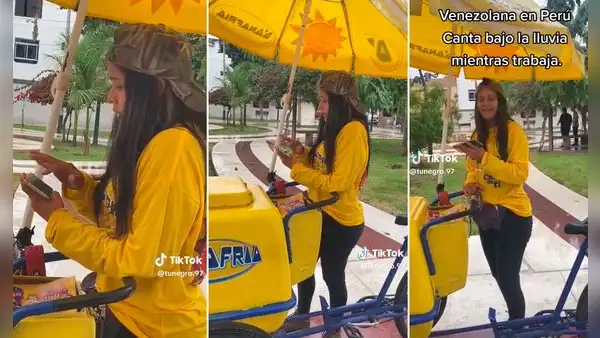 Venezolana que trabaja como heladera de D’Onofrio sorprende al cantar: “Música para mis oídos”