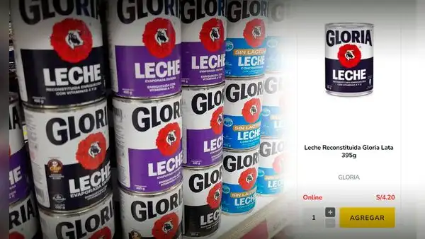 Leche Gloria: empresa sube el precio del tarro azul, pero disminuye su contenido