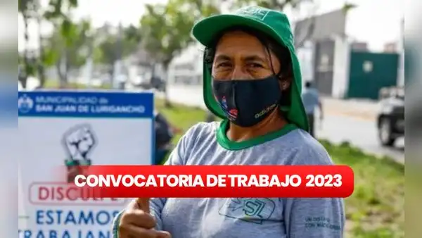 ¿Tienes secundaria completa? Municipalidad de SJL requiere trabajadores con hasta S/1.800 de sueldo