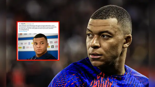 Mbappé reacciona molesto contra la prensa francesa: "Eviten poner mi nombre en sus cuentos"
