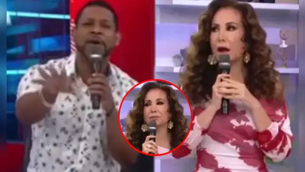'Giselo' reemplaza a Federico Salazar en noticiero y evita hablar con Janet Barboza: "Comunícame con Ethel"