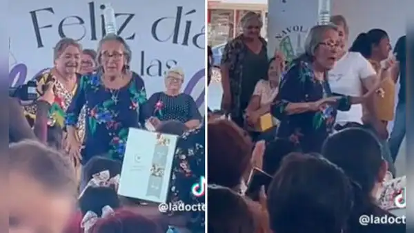 Mujer la rompe con sus pasos de baile en actuación por el Día de la Madre: “Eso es ser feliz”