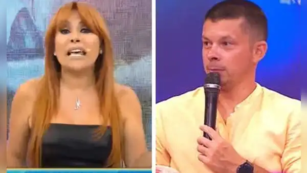 Magaly arremete contra Mario Hart tras criticar a Jossmery Toledo: “No es voz autorizada”