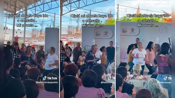 Adulta mayor es viral por sus pasos de baile en el Día de la Madre: "A eso le llamo vivir feliz"