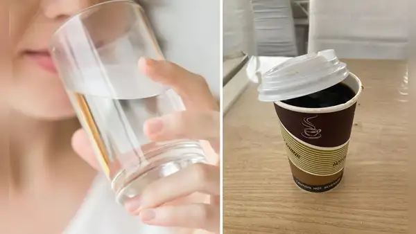¿Por qué deberías beber un vaso de agua antes de tomar café?