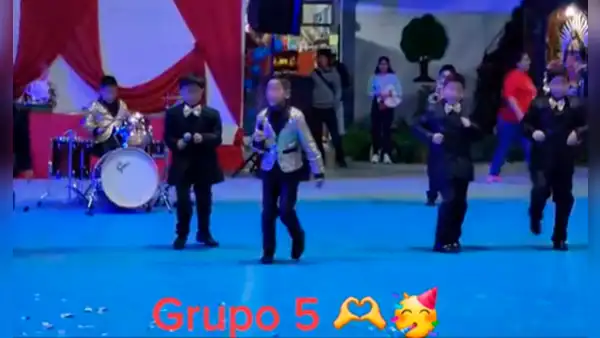 ¡Gran conciertazo por el Día de la Madre! Niños imitan al Grupo 5 y causan revuelo en actuación