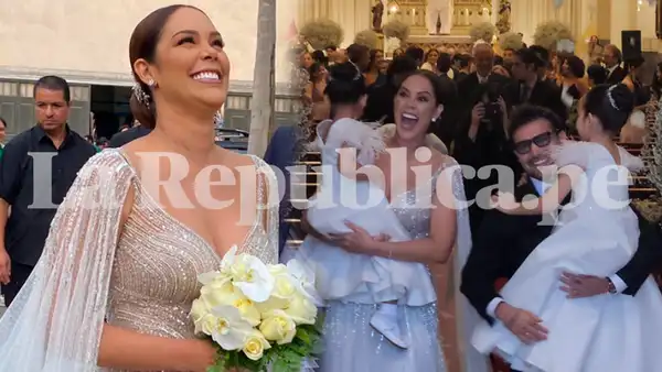 Karen Schwarz y Ezio Oliva se casaron: La pareja se da el "sí, acepto" en ceremonia religiosa