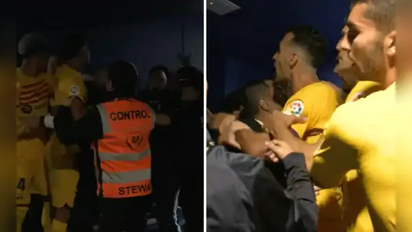 ¡Final caliente! Busquets y Araujo se enfrentan con los ultras del Espanyol tras ganar LaLiga
