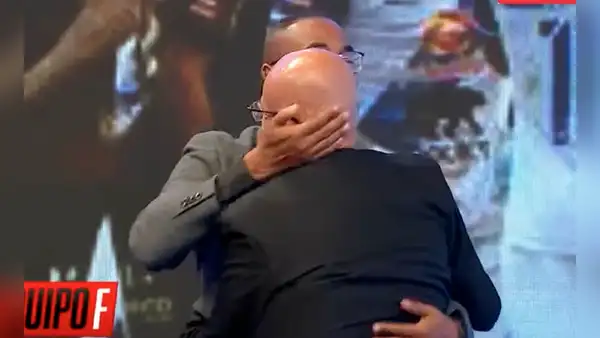 Olivares y Arévalo dejaron atrás su pelea y se reconciliaron con emotivo abrazo en vivo