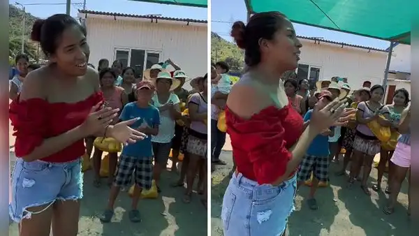Azucena Calvay sorprendió a madres de Chiclayo y les cantó en su día: “Nunca cambies”