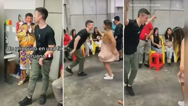 Italiano la rompe bailando huaylas y sorprende con su zapateo: “Mejor que muchos peruanos”