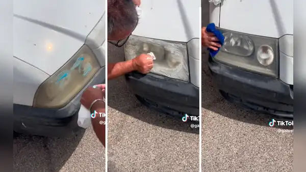 El truco para limpiar los faros de tu carro con un producto casero