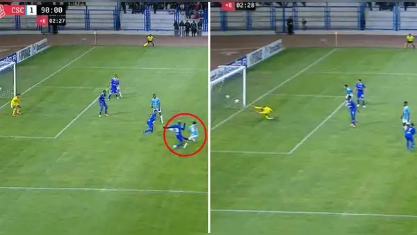 Leandro Sosa marcó golazo agónico y Cristal venció a Binacional en Juliaca con 10 jugadores