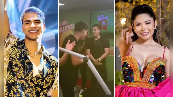 Claudio Armando se pone nervioso cuando le recuerdan beso con Yarita Lizeth: “Ya se olvidó la letra”