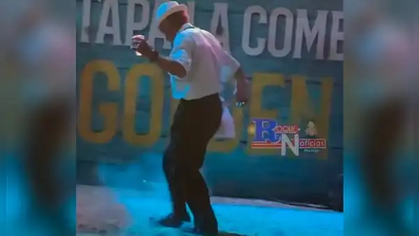 Adulto mayor salta y baila al son de Mateo Palomares: "Quiero ser como tú"