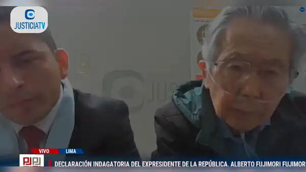 Alberto Fujimori reaparece para responder por esterilizaciones forzadas, pero transmisión se interrumpe