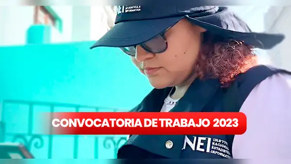 ¿Eres técnico o universitario? INEI ofrece 248 empleos a nivel nacional con sueldos desde S/2.000