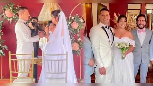 Luigui Carbajal se casó con su pareja, Diana Castro: así fue el momento en el que se dieron el 'sí'