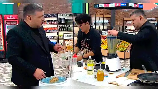 Javier Masías explota contra Patricio Suárez Vértiz y destruye su plato: "¿Eso comeremos nosotros?"