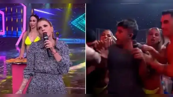 Johanna San Miguel expulsa a Renzo Schuller del set de “EEG” y pide: “Traigan a Piero”